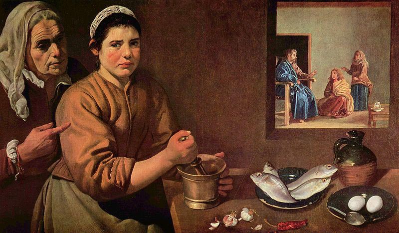 Diego Velazquez Christus im Hause von Martha und Maria